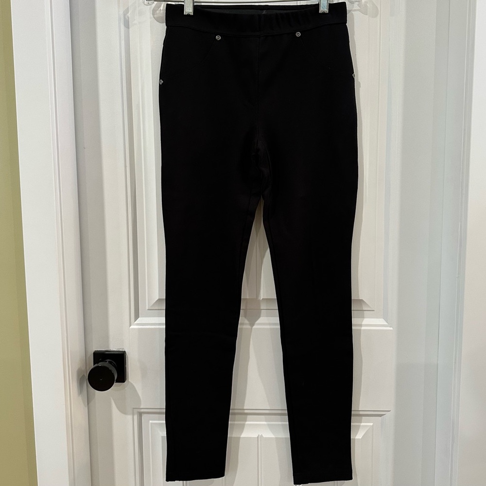 Joseph Ribkoff Black Ponte Pull On Legging Pants Size 8 - Picture 9 of 10